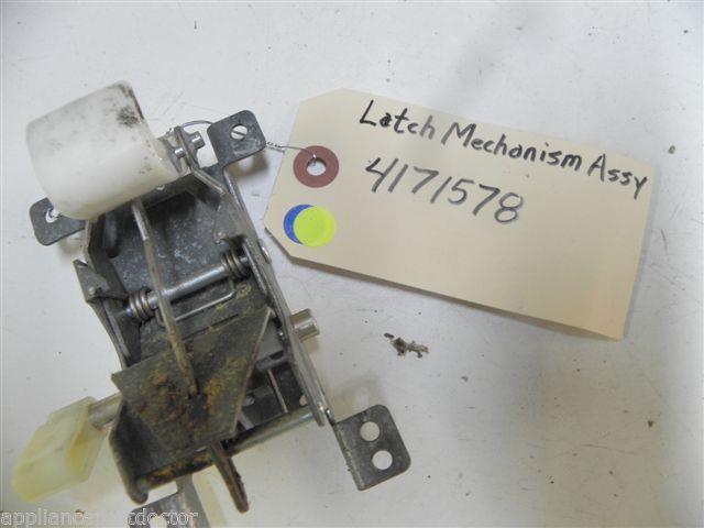 KITCHEN AID DISHWASHER 4171578 LATCH MECHANISM USED PART ASSEMBLY KITCHEN AID DISHWASHER 4171578 LATCH MECHANISM USED PART ASSEMBLY